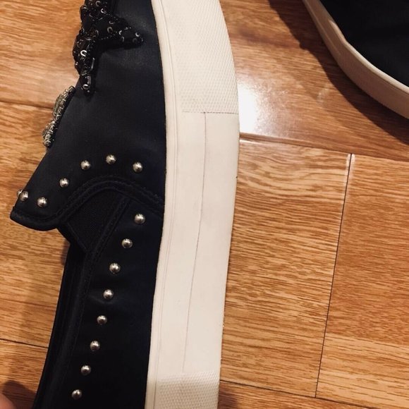 Preowned Steve Madden Pluto Embellished Slip On - Picture 3 of 3